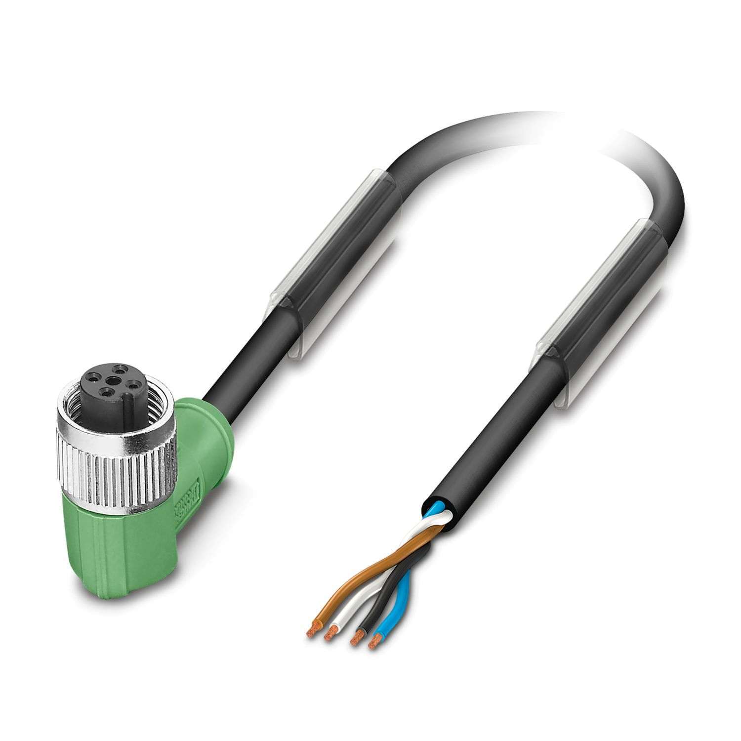 Cordon M12 SAC-4P-3,0-PVC/M12FR